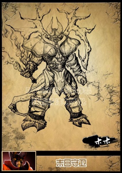 Рисованные персонажи дота 2