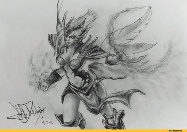 Dota 2 герои рисунки