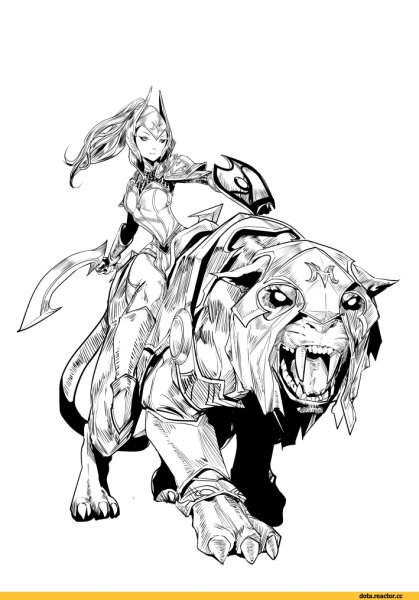 Dota 2 герои рисунки