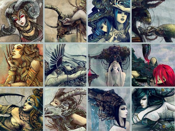 Знаки зодиака арты