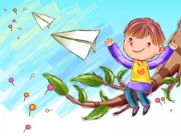 Рисунок на тему детство