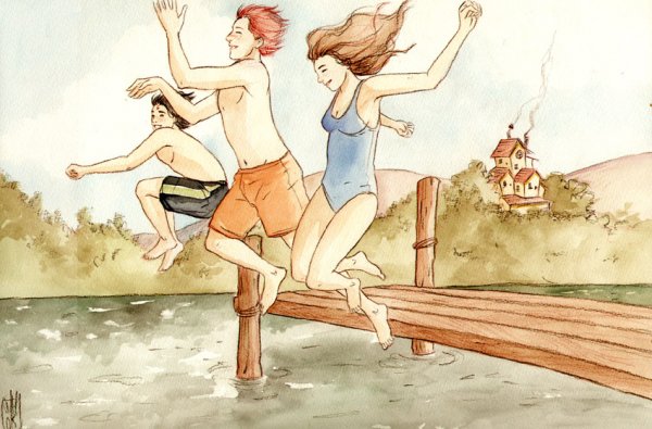 Рисунки на тему лето для взрослых