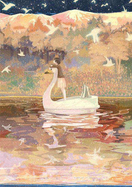 Лебедь аниме