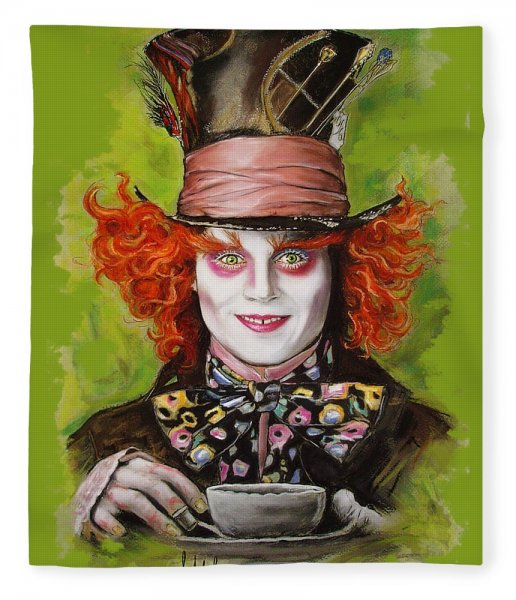 Шляпник Джонни Депп рисунок