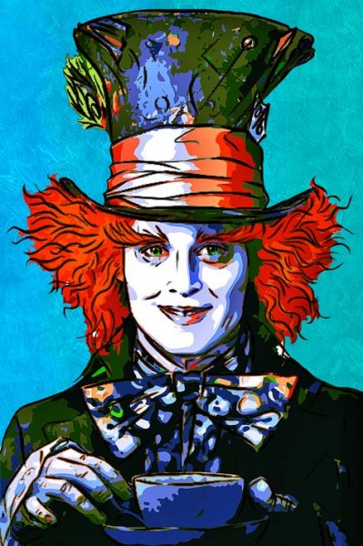 Шляпник Депп арт