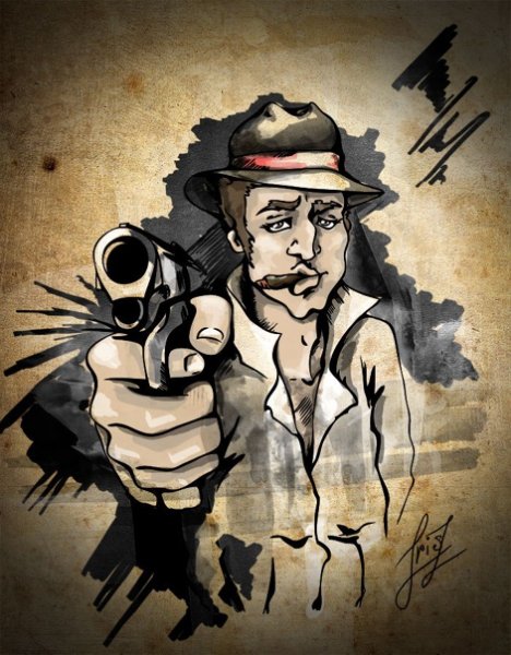 Картины в стиле мафии