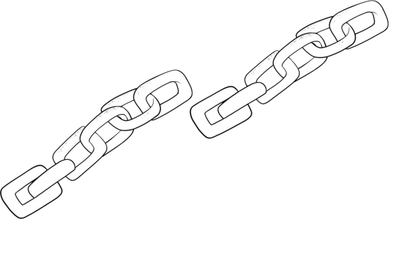 Цепь без фона