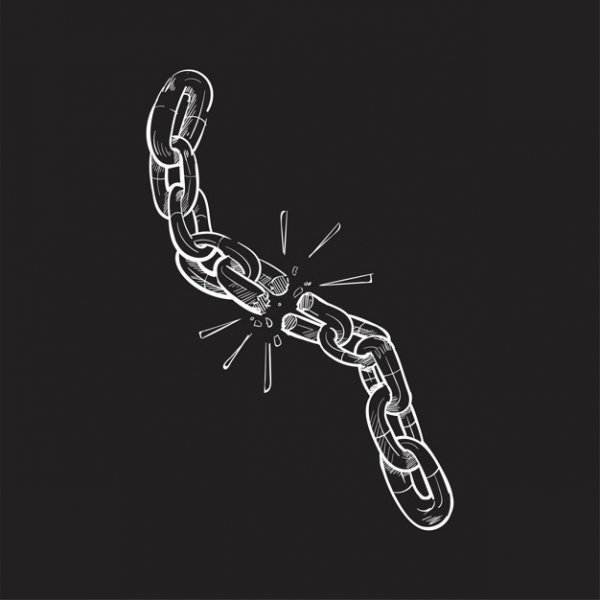 Татуировка разорванная цепь