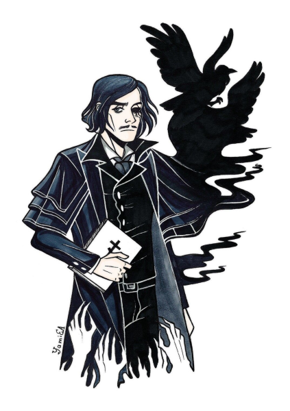 Николай Васильевич Гоголь фан арт