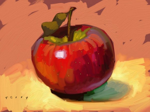 Яблоко арты