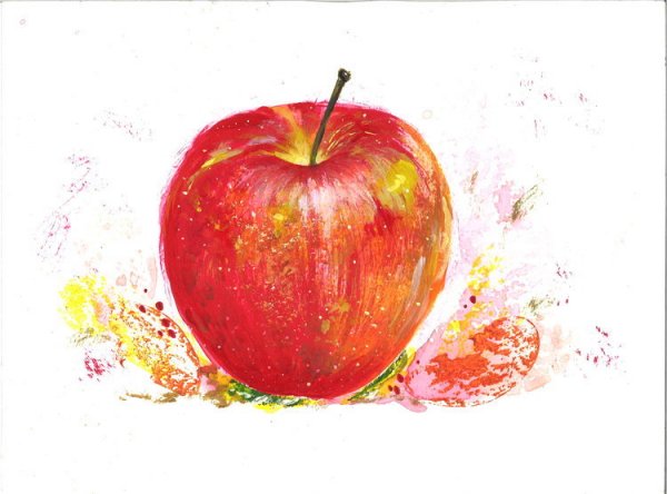 Яблочко арт