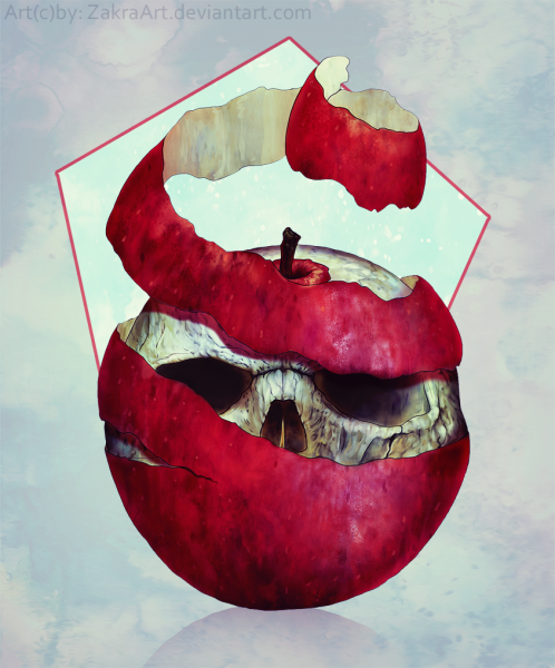 Яблоко арты