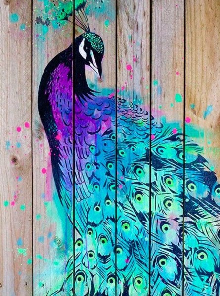 Павлин арт нуво