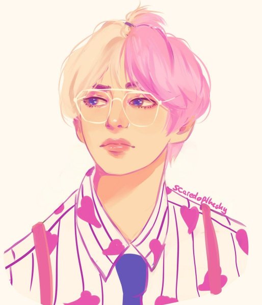 Айдол БТС рисовать