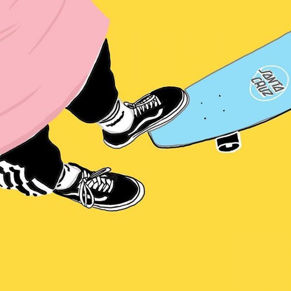 Рисунки на скейте