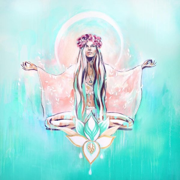 Йога медитация арт