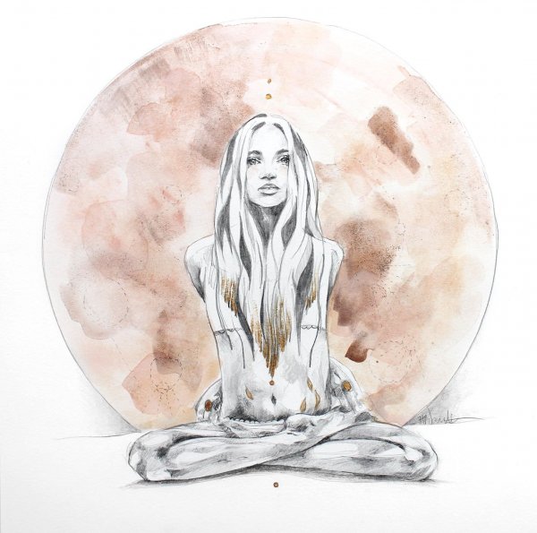 Медитация арт карандашом