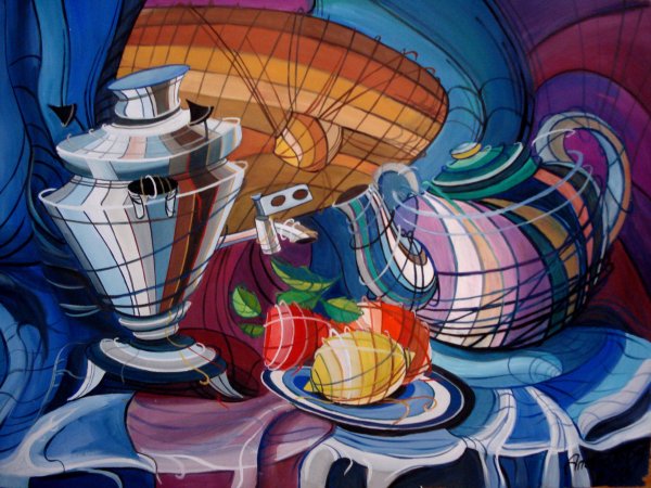 Декоративный натюрморт стилизация