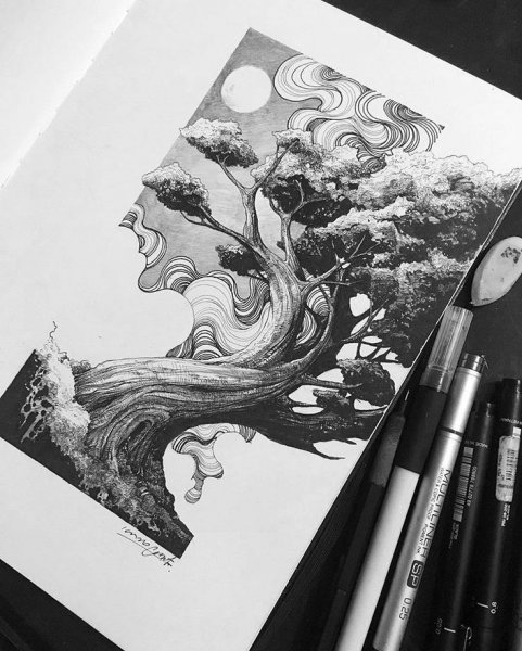 Арты линером