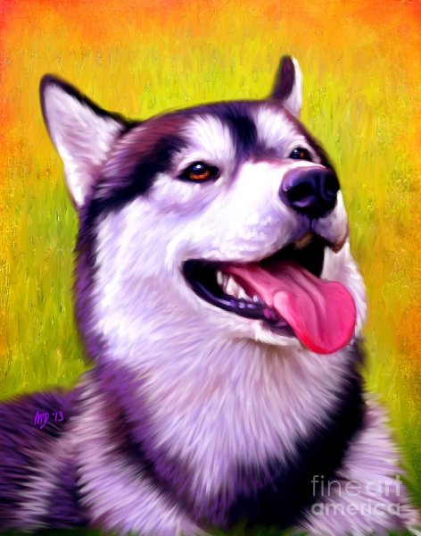 Картина Ван Гог собаки