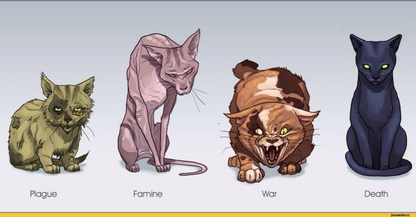 Четыре всадника апокалипсиса чума