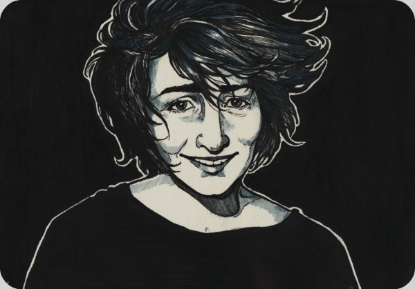 Тату портрет Земфиры