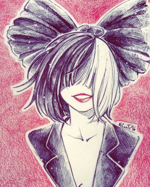 Sia срисовки