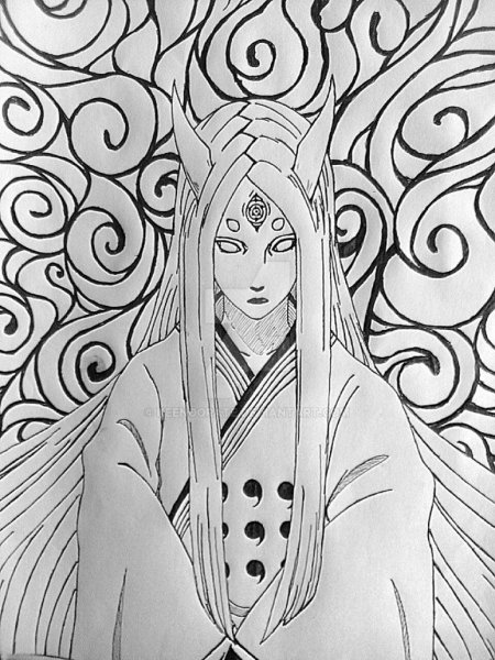 Наруто Кагуя Ооцуцуки Манга