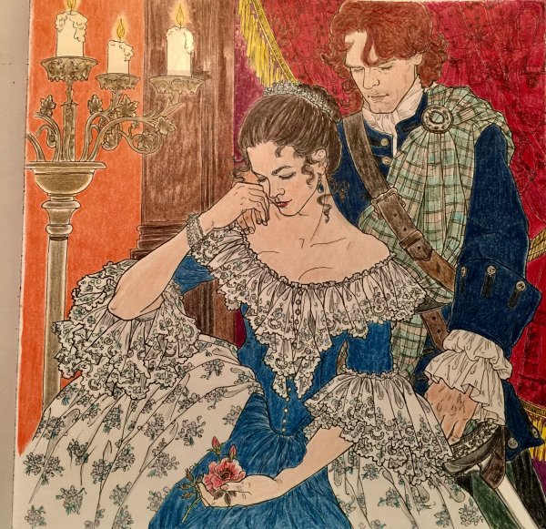 Чужестранка рисунки