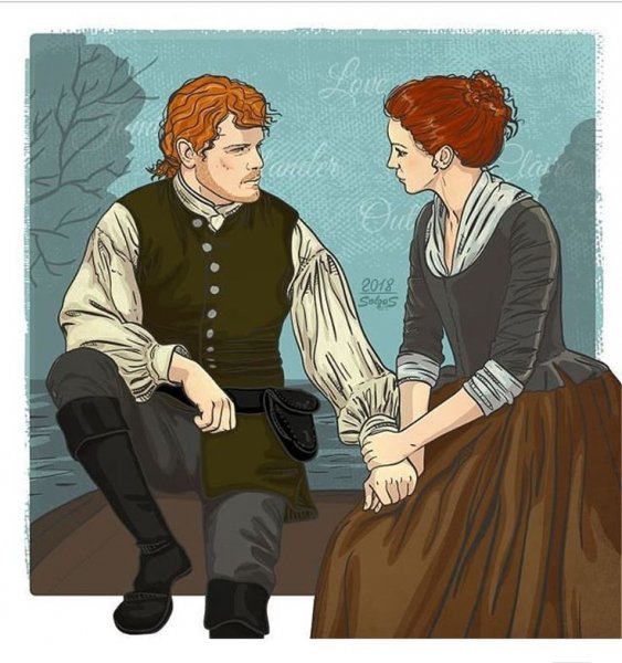 Оригинальные иллюстрации к чужестранке