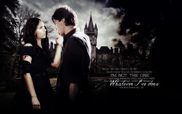 Деймон и Елена арты