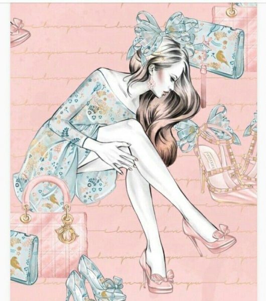 Детские Девчачьи рисунки