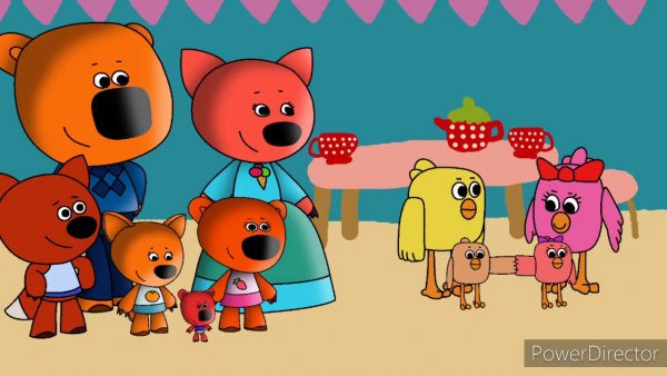 Мимимишки Кеша и Лисичка