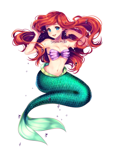Русалка Ариэль арт