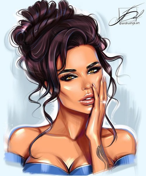 Нарисовать девушку