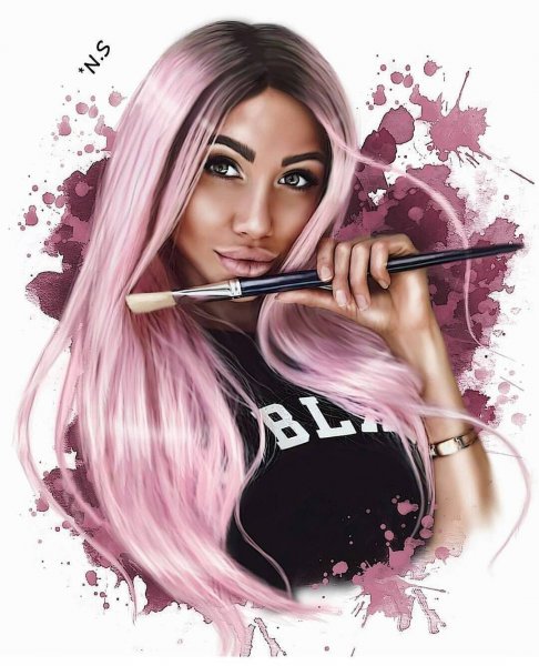 Бьюти иллюстрации девушек