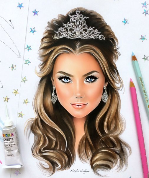 Бьюти иллюстрации девушек