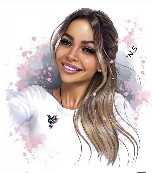 Красивые брюнетки мультяшные