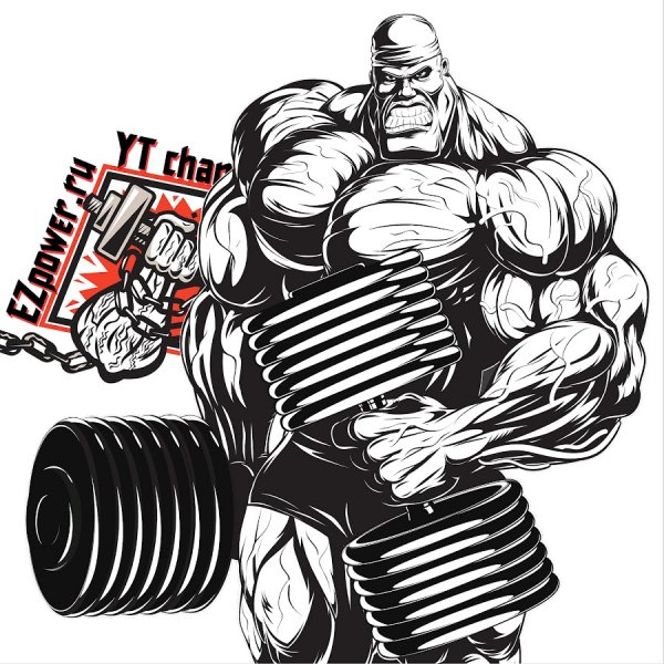 Нарисованный бодибилдинг