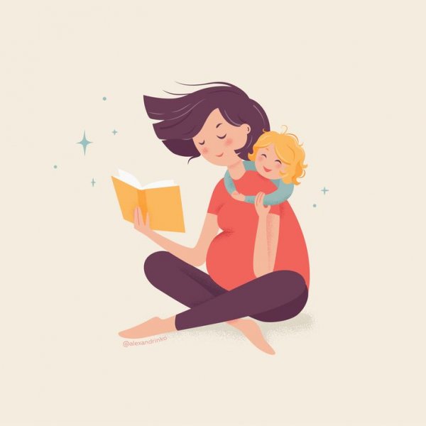 Клаудия Трембле картины материнство