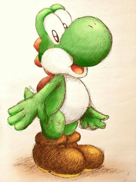 Йоши и Лана лицо Йоши