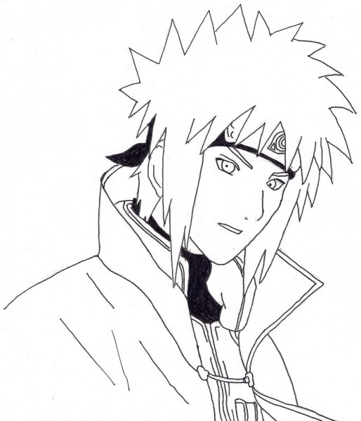 Аниме Наруто для срисовки Наруто