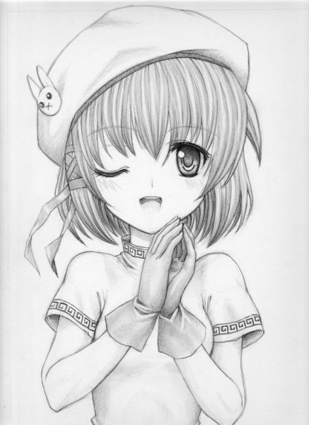 Аниме карандашом