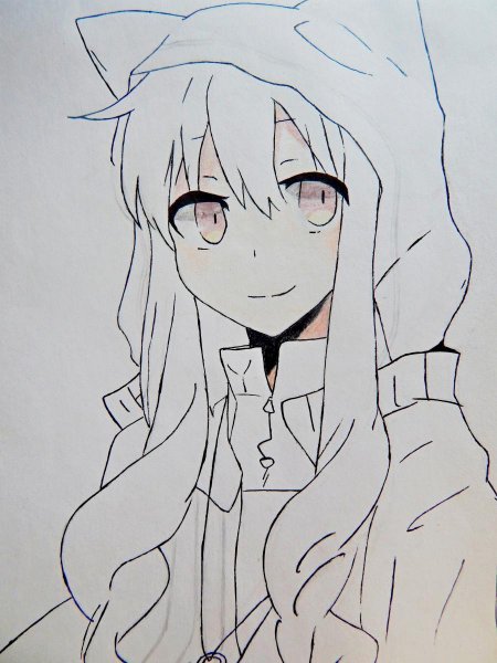 Аниме скетчи для срисовки