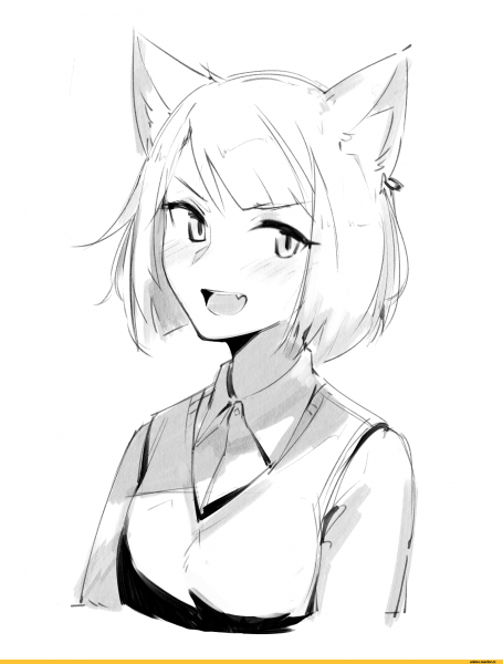 Рисунки милых аниме
