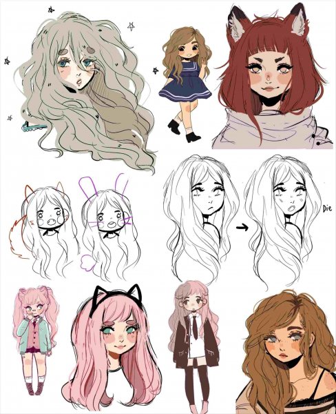 Ращныетстили рисования