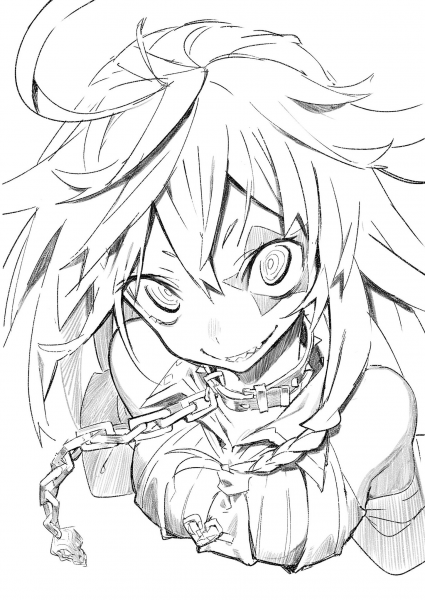 Наброски аниме персонажей