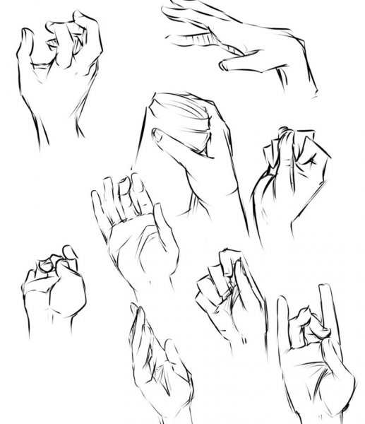 Зарисовки рук