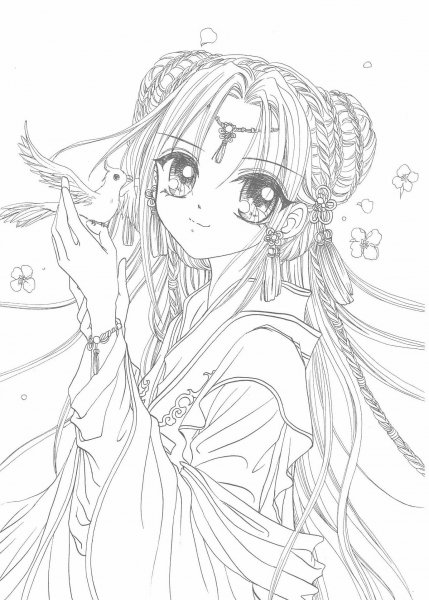 Аниме карандашом красивые