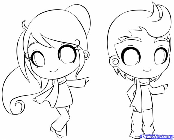 Легкие рисунки Чиби